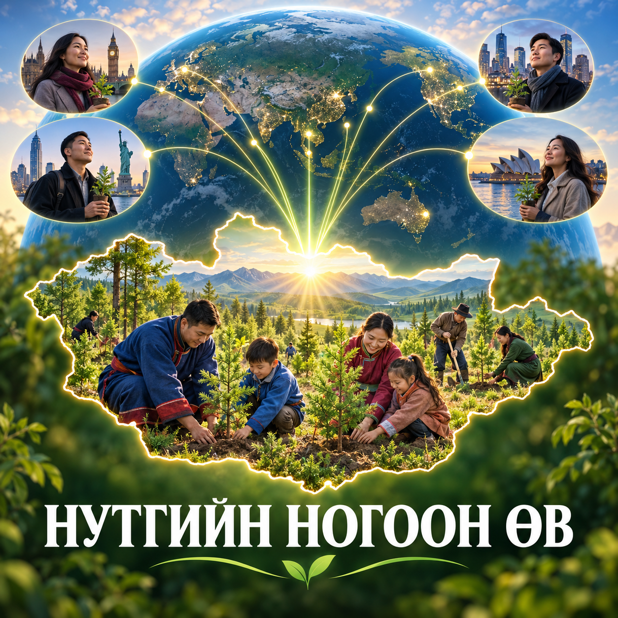 Нутгийн ногоон өв аппын зураг